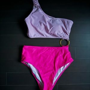 Pink One Piece bikini